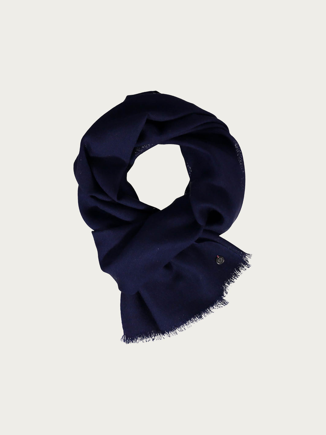 Einfarbiger Schal aus reiner Wolle