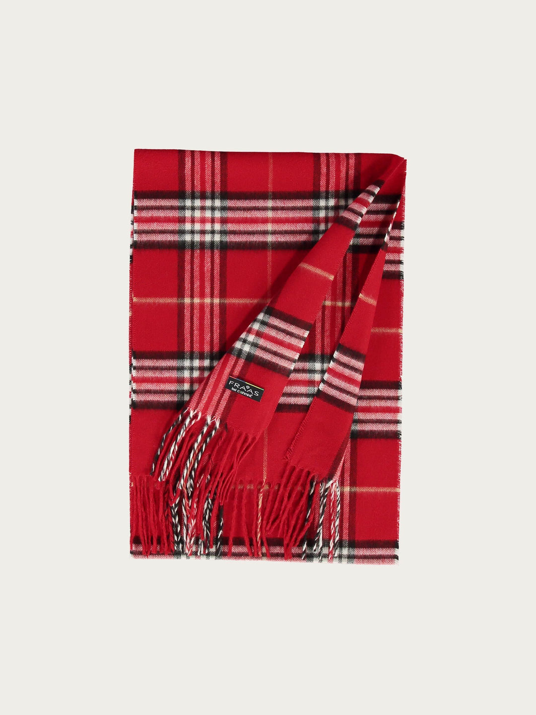Schmaler Cashmink-Schal mit FRAAS Plaid Karo