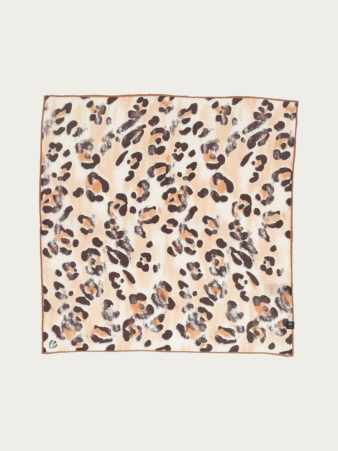 Nickituch aus reiner Seide mit Animal Print