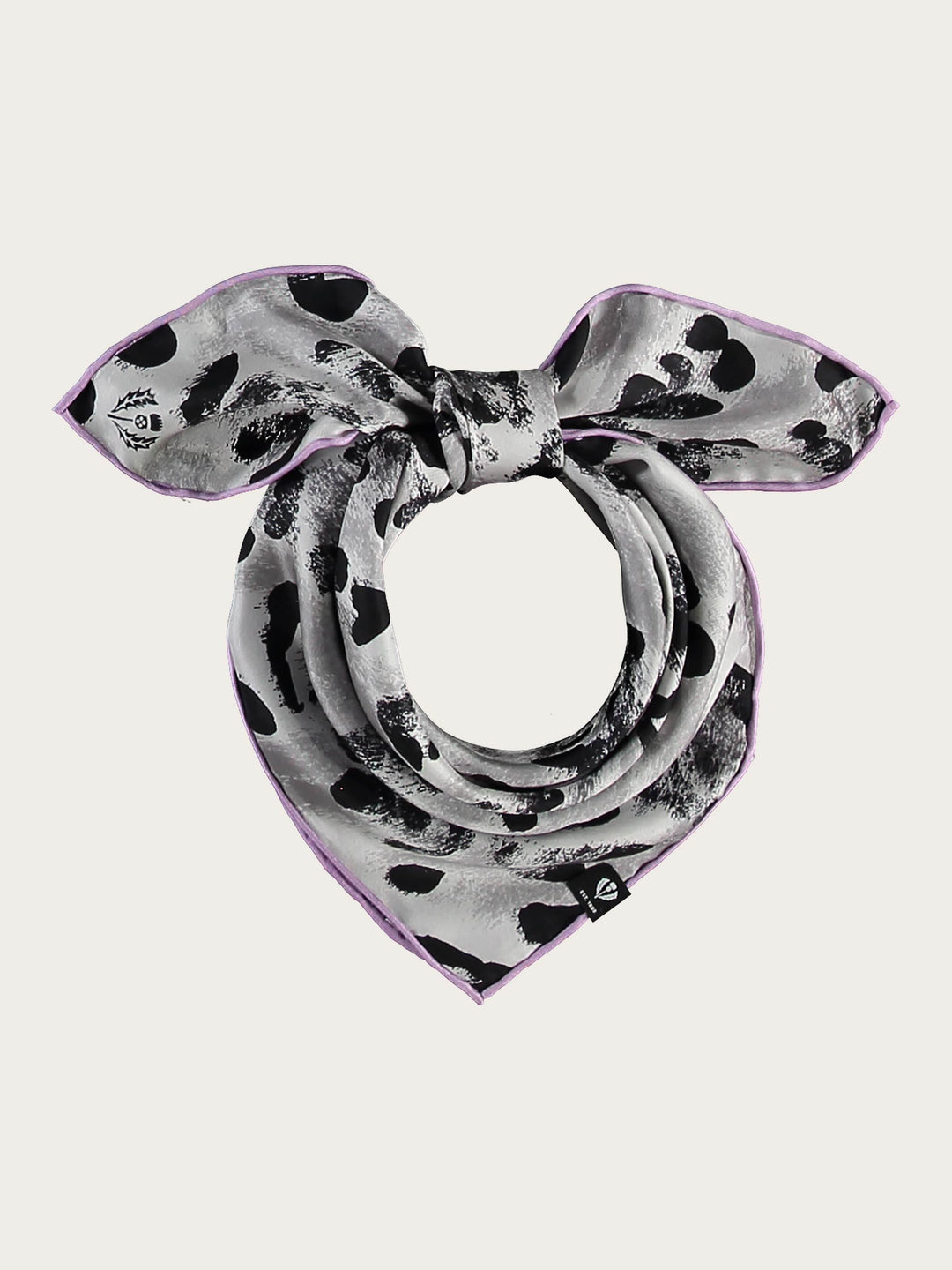 Nickituch aus reiner Seide mit Animal Print