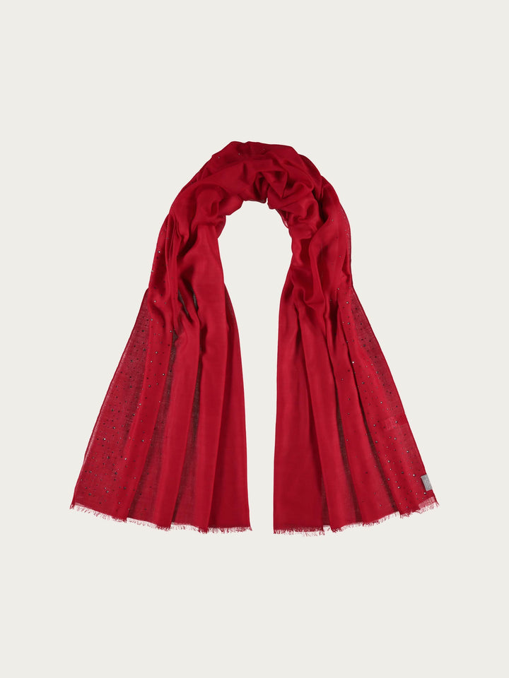 Stola mit Strass in Kaschmirmischung