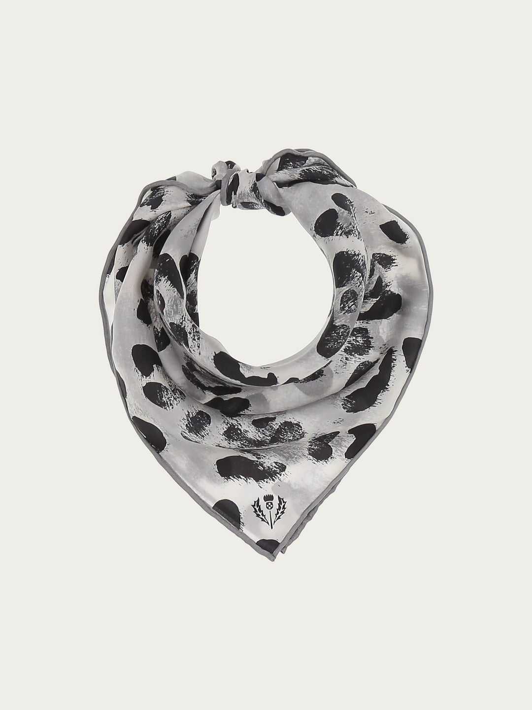 Nickituch aus reiner Seide mit Animal Print