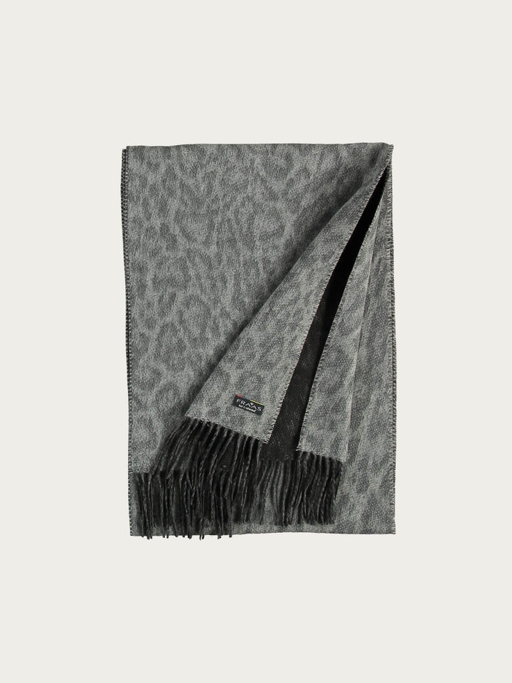 Cashmink-Schal mit Leo-Design und zwei unterschiedlichen Seiten