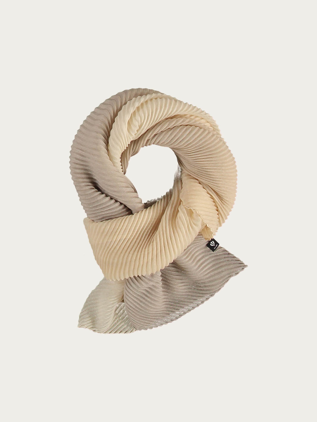 Plissee-Stola mit Ombré-Effekt