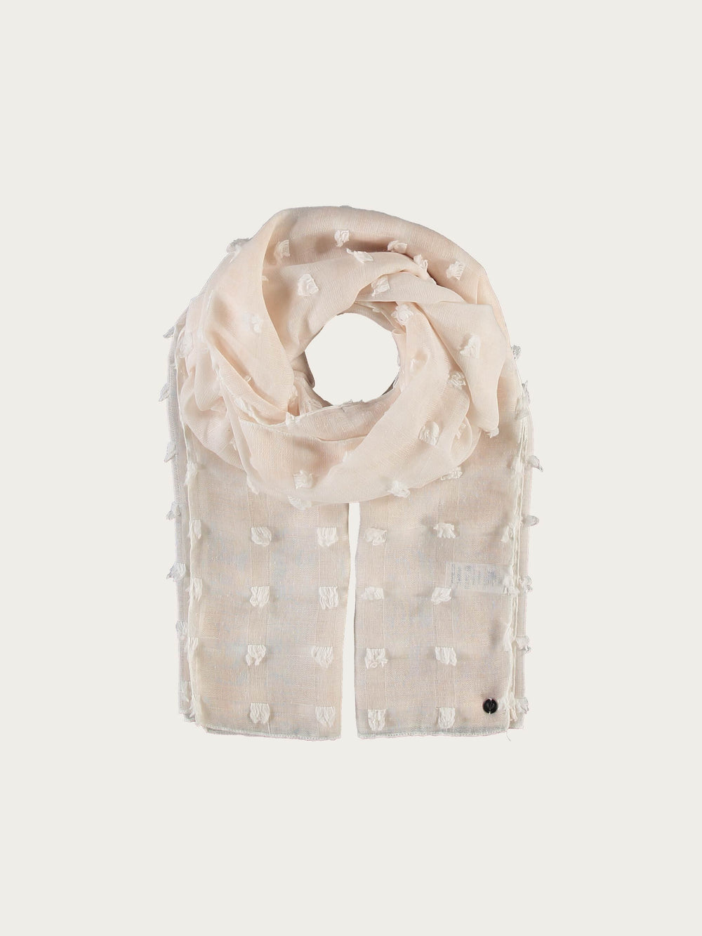 Fil Coupé Stola mit Quadraten