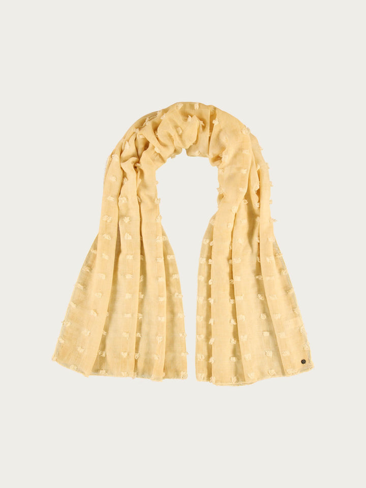 Fil Coupé Stola mit Quadraten