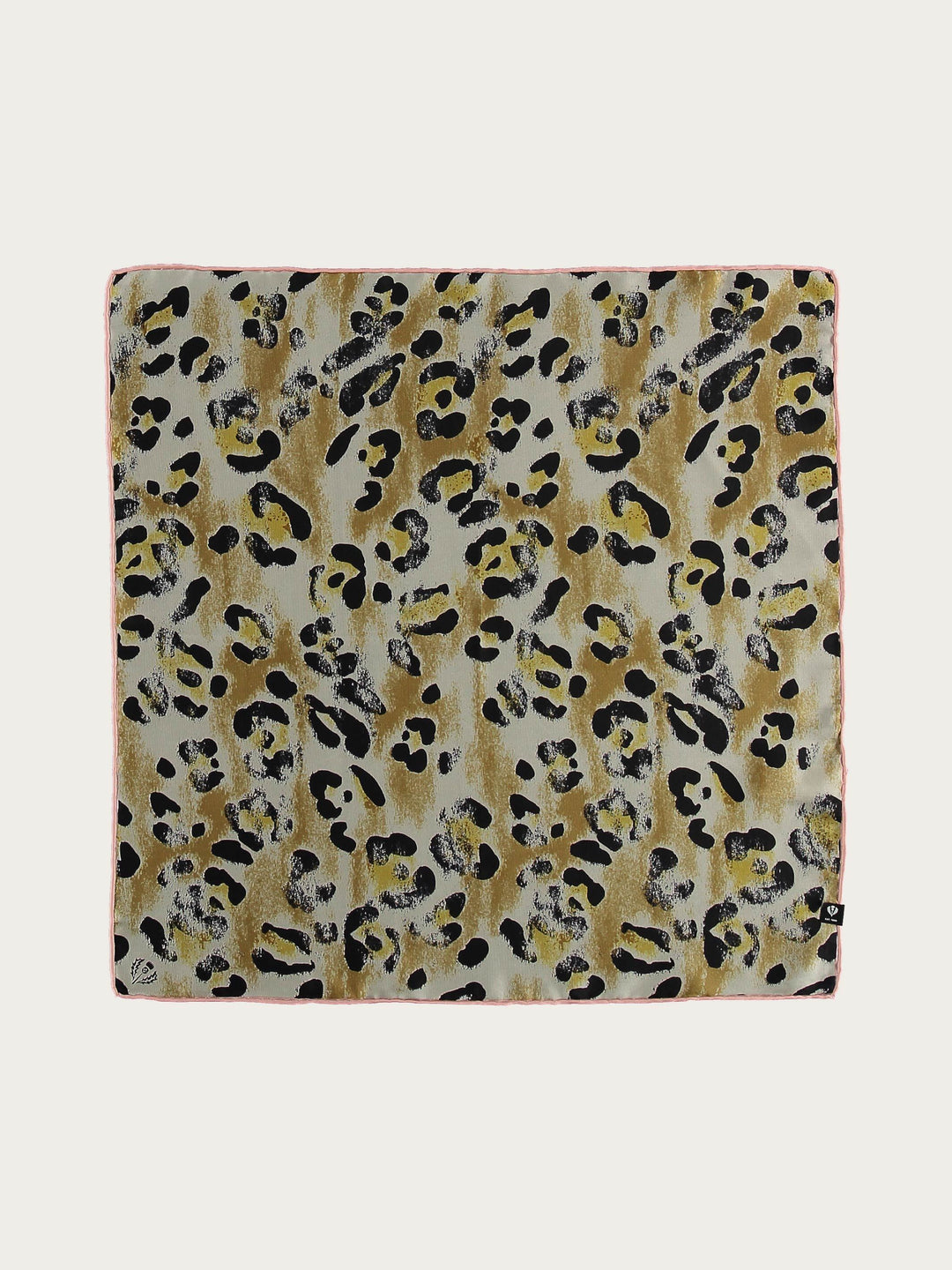 Nickituch aus reiner Seide mit Animal Print