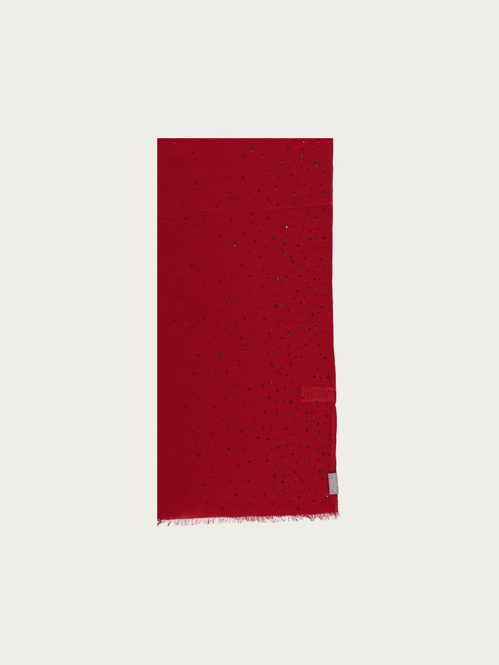 Stola mit Strass in Kaschmirmischung