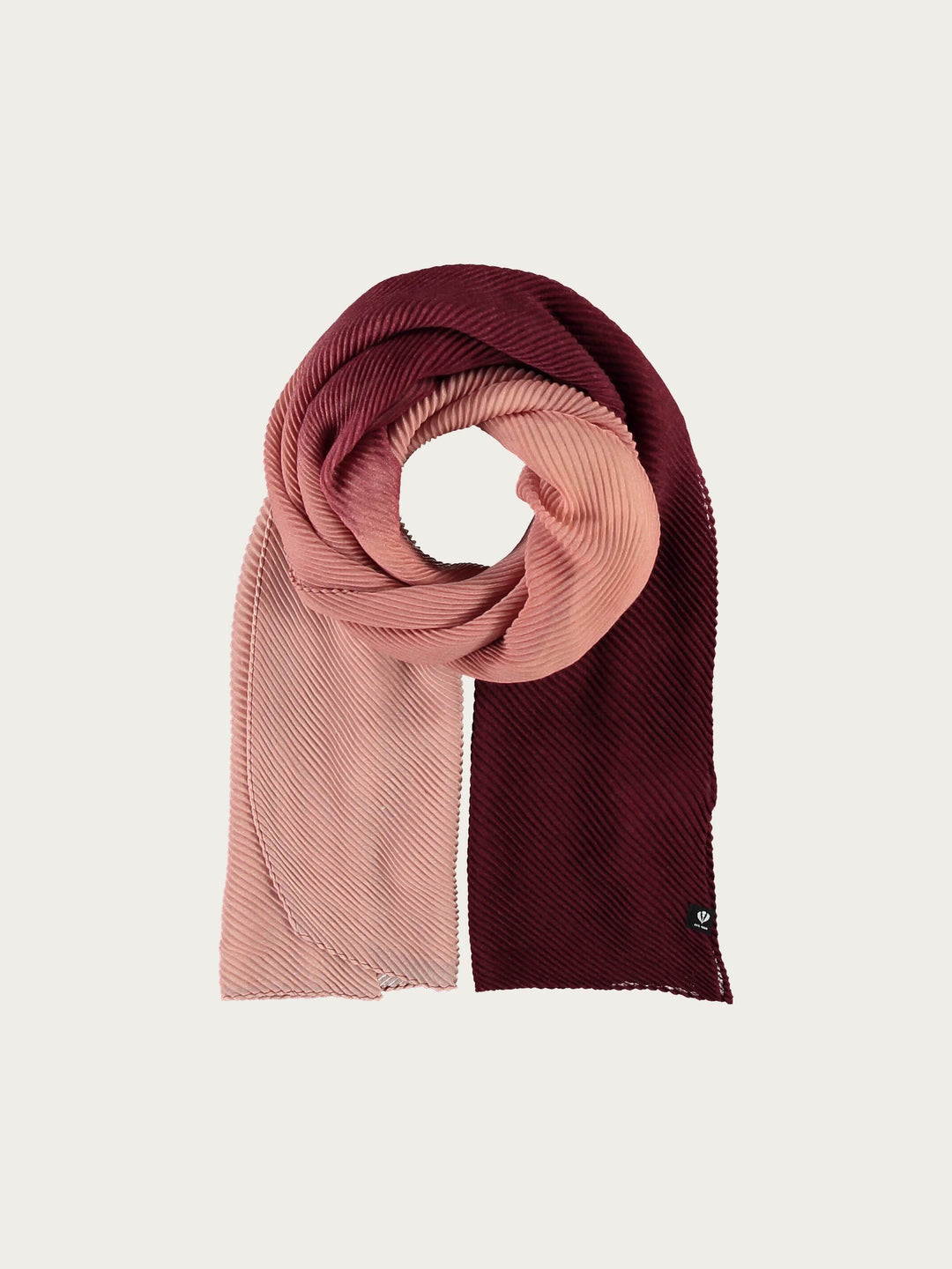 Plissee-Stola mit Ombré-Effekt