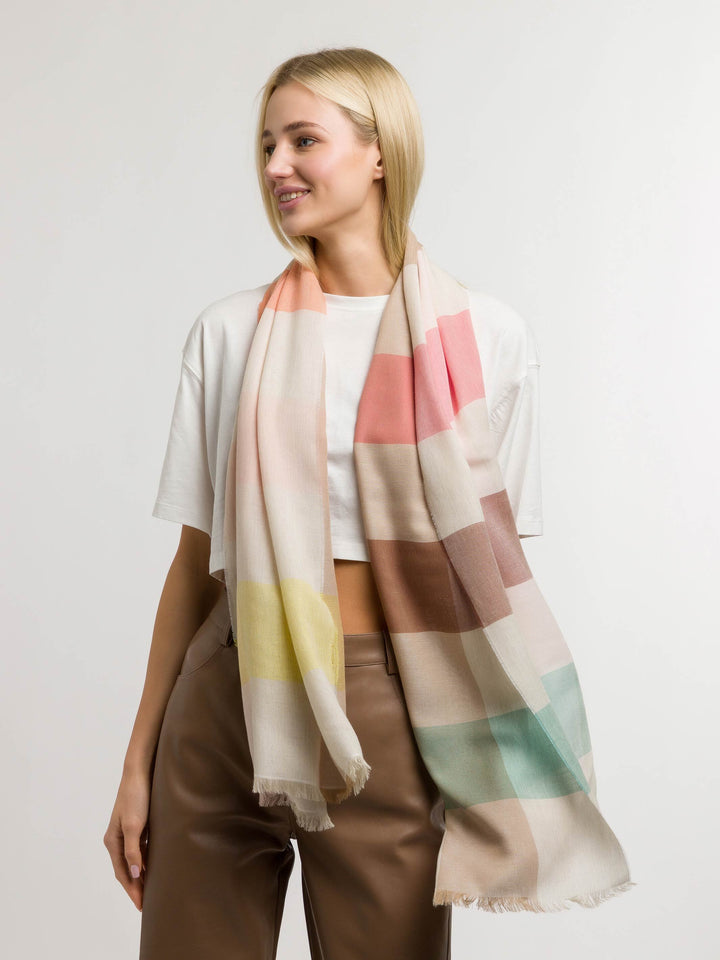 Sustainability Edition - Karierte Stola - Made in Germany