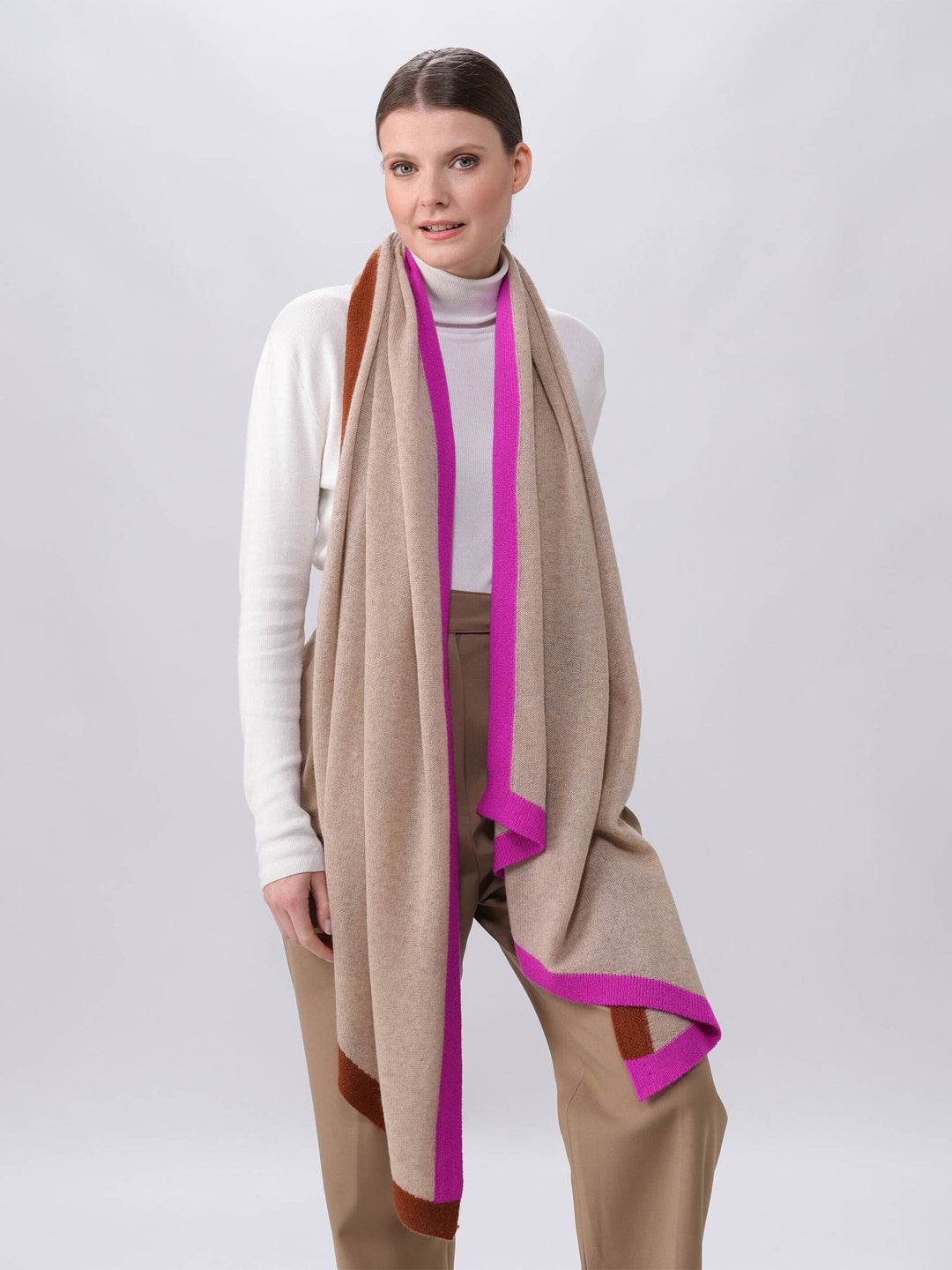 Strickschal aus reinem Kaschmir
