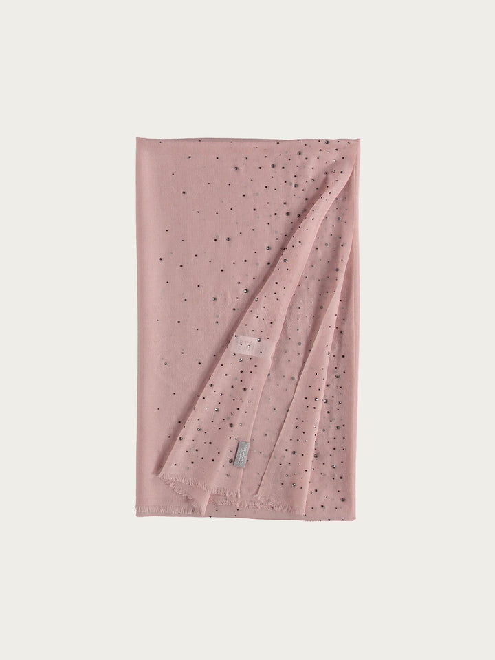 Stola mit Strass in Kaschmirmischung