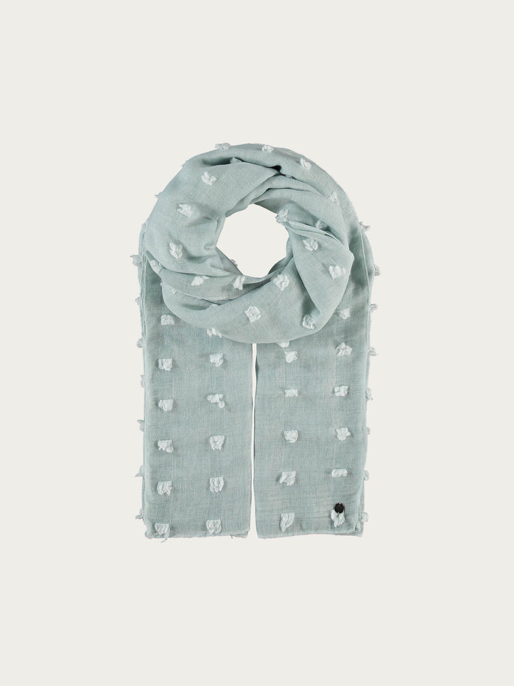 Fil Coupé Stola mit Quadraten