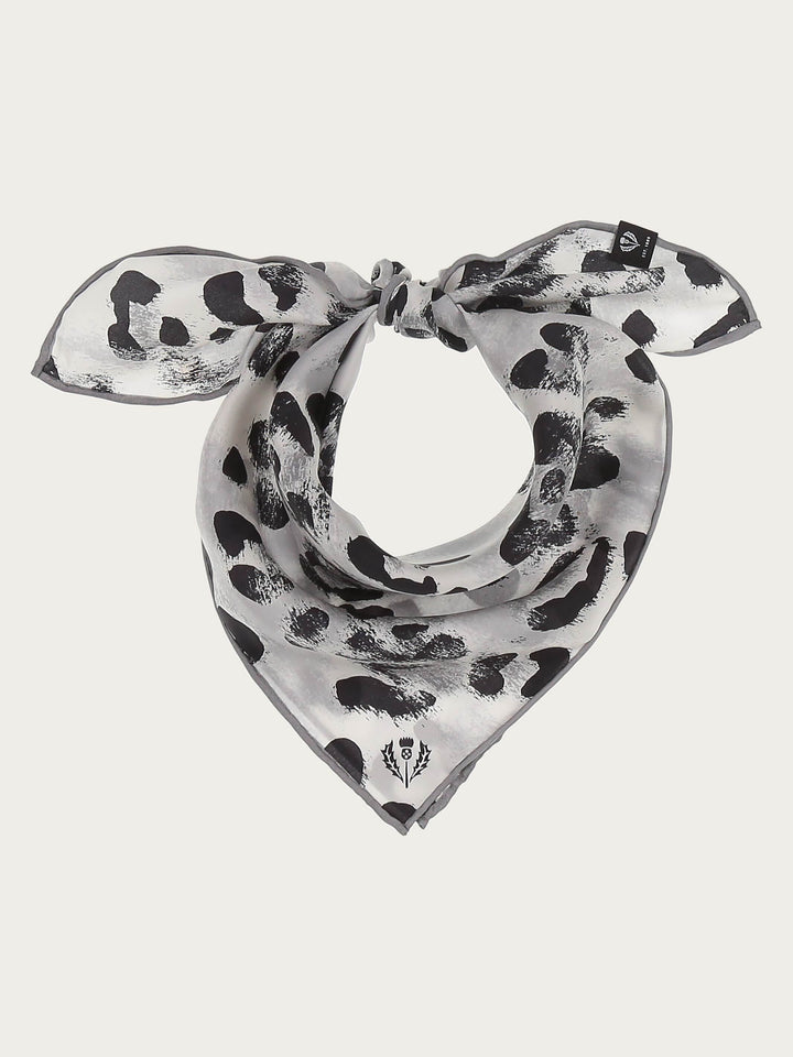 Nickituch aus reiner Seide mit Animal Print