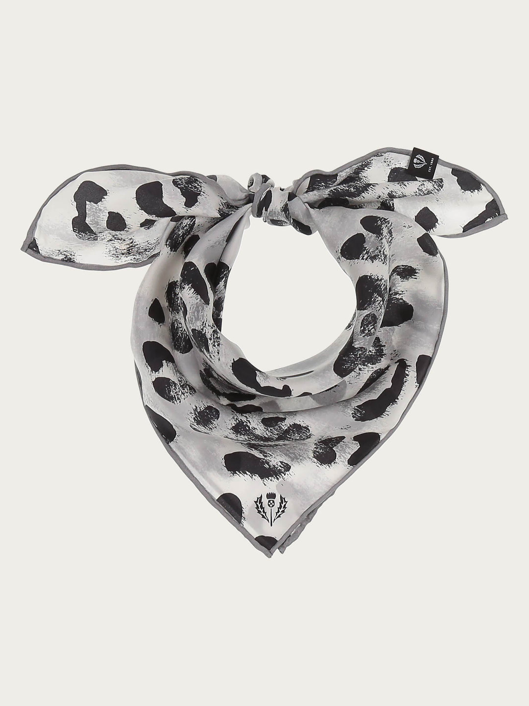 Nickituch aus reiner Seide mit Animal Print