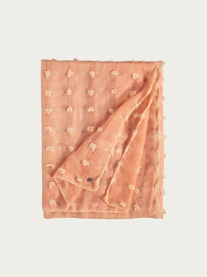 Fil Coupé Stola mit Quadraten