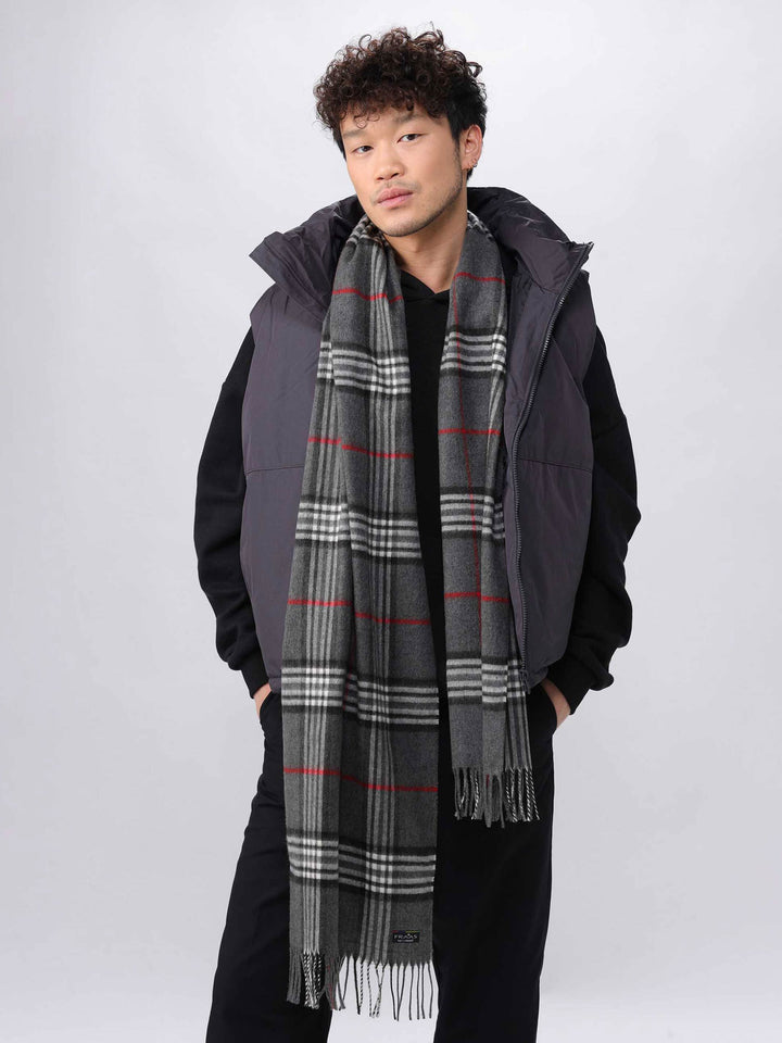 Cashmink-Schal mit FRAAS Plaid Karo - Made in Germany