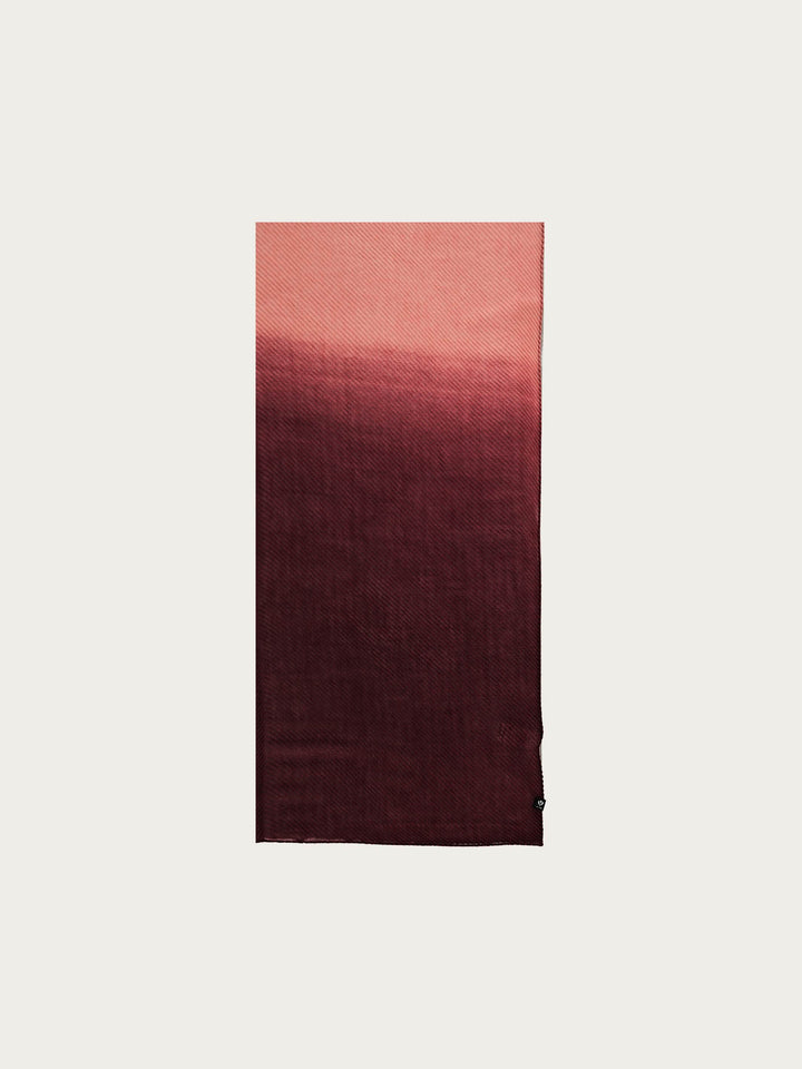 Plissee-Stola mit Ombré-Effekt