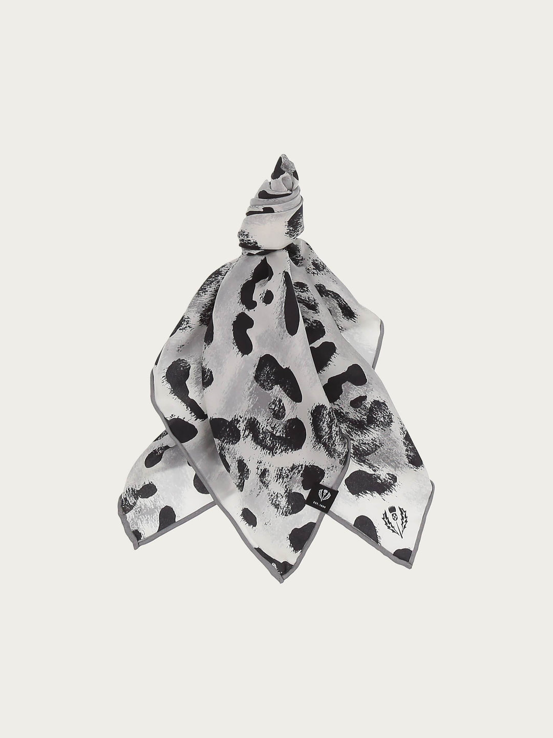 Nickituch aus reiner Seide mit Animal Print