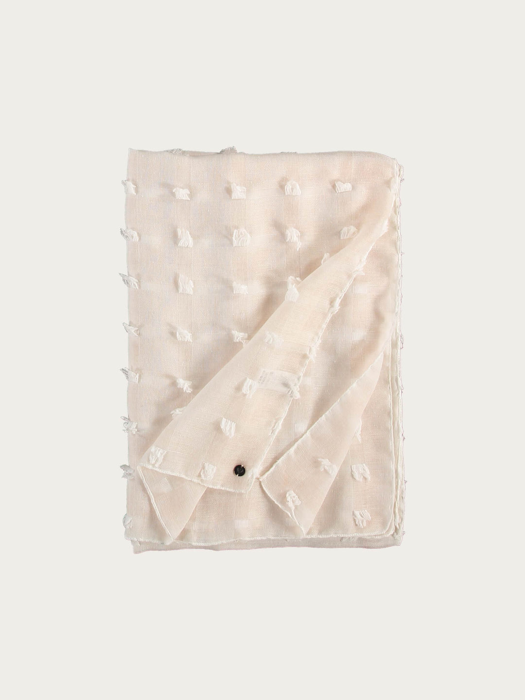 Fil Coupé Stola mit Quadraten