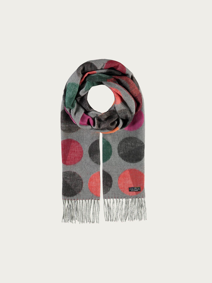 Cashmink-Schal mit großen Punkten