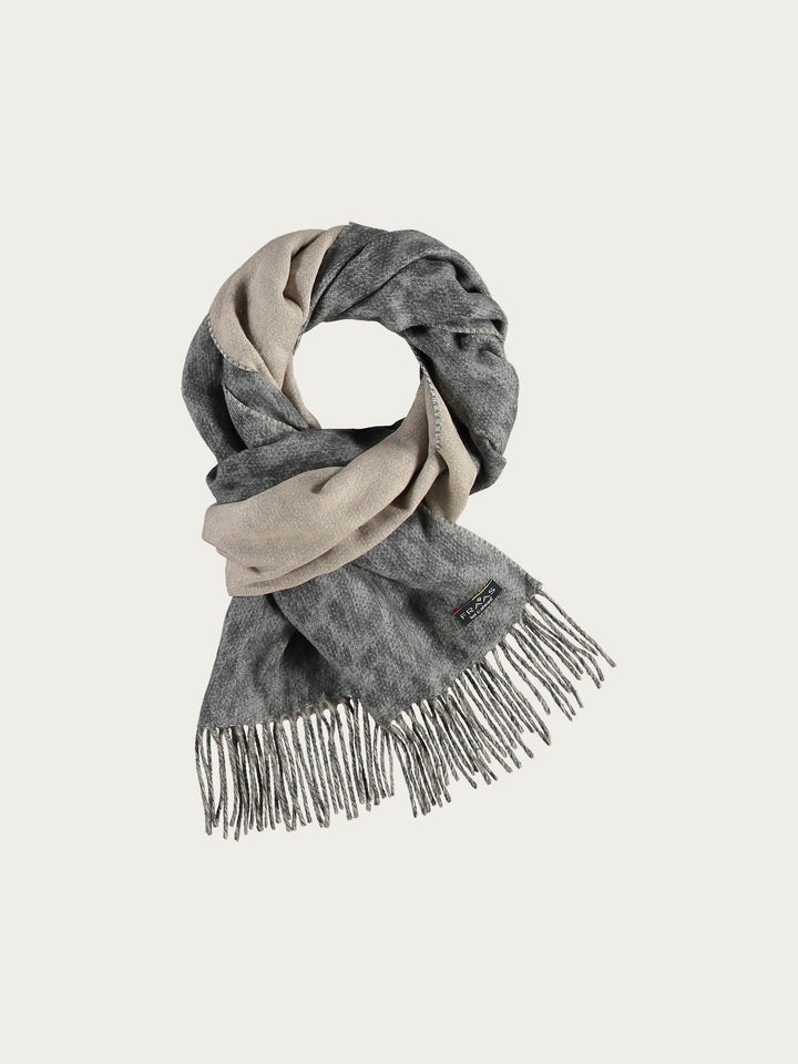 Cashmink-Schal mit Leo-Design und zwei unterschiedlichen Seiten