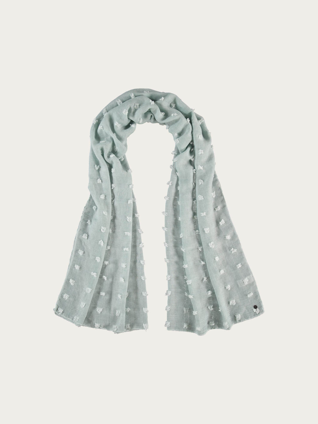 Fil Coupé Stola mit Quadraten