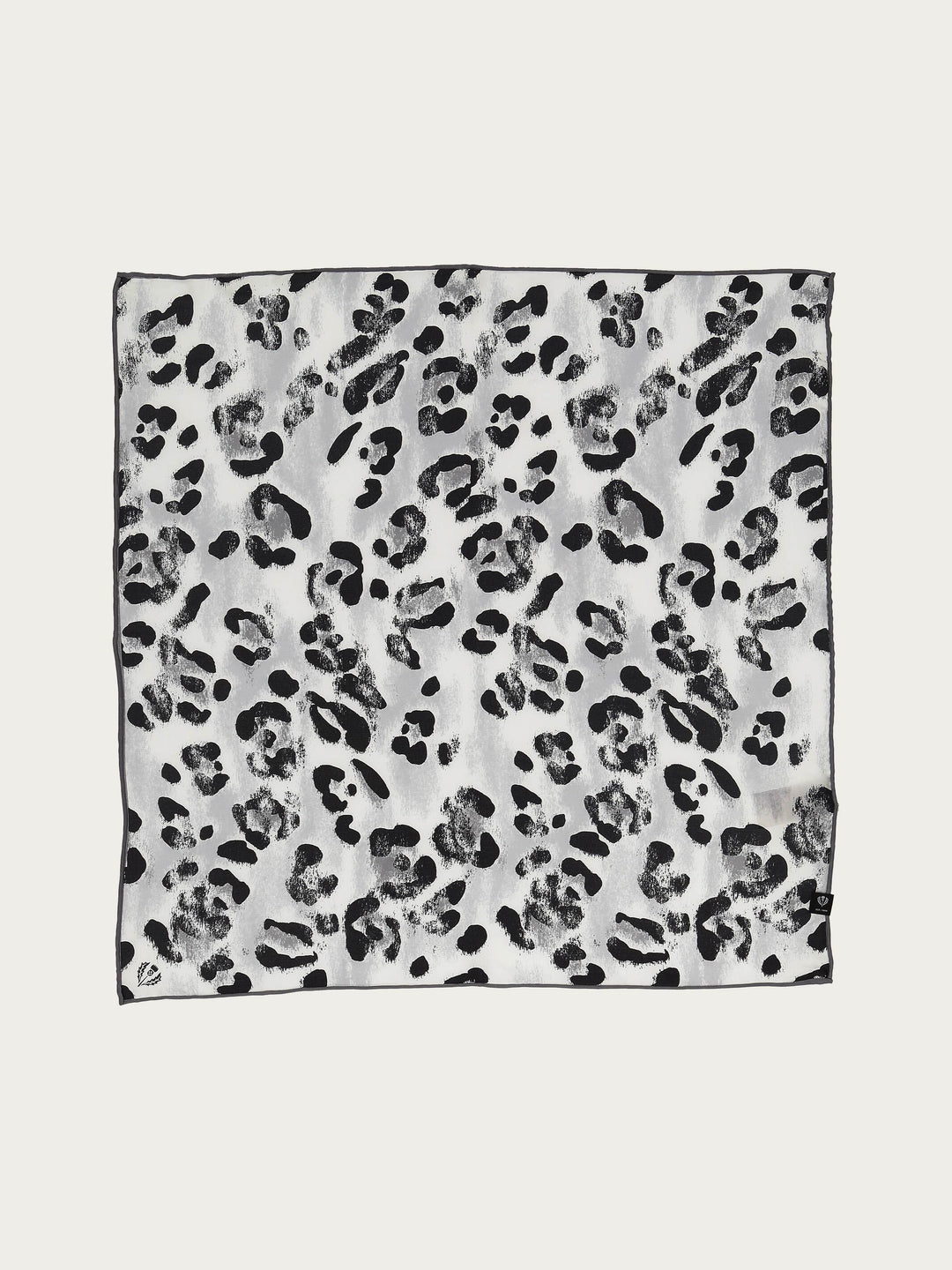 Nickituch aus reiner Seide mit Animal Print