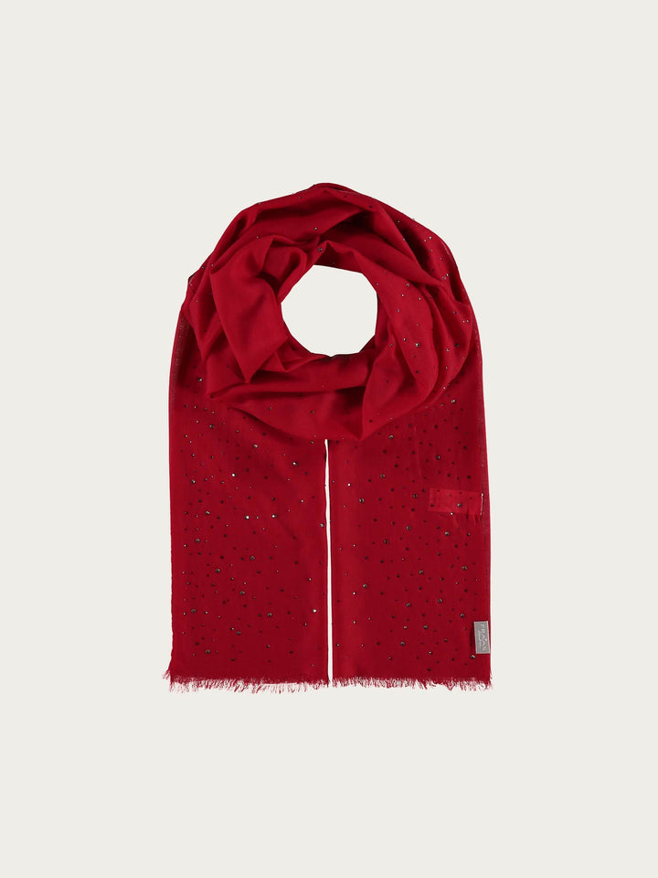 Stola mit Strass in Kaschmirmischung