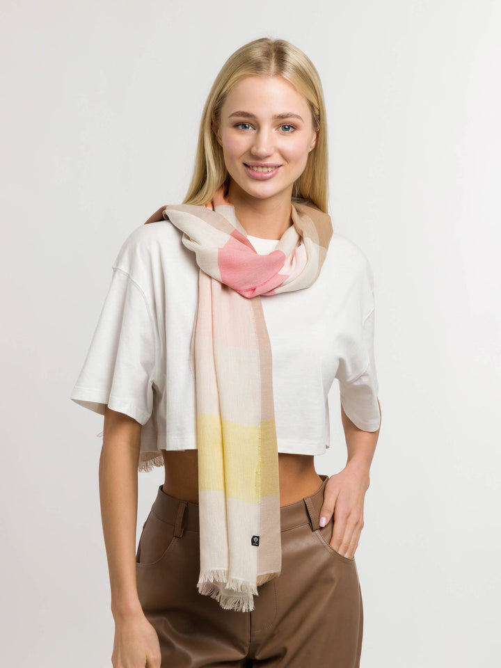 Sustainability Edition - Karierte Stola - Made in Germany