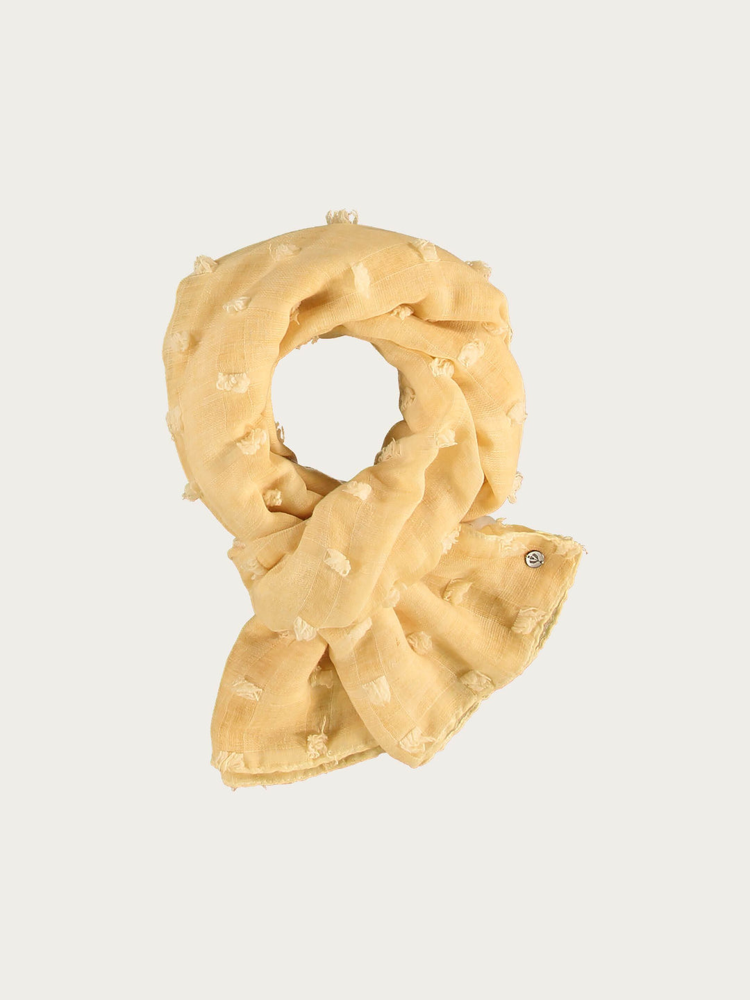 Fil Coupé Stola mit Quadraten