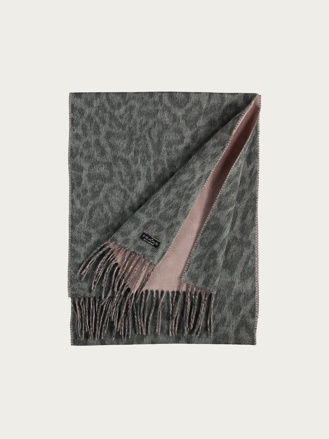 Cashmink-Schal mit Leo-Design und zwei unterschiedlichen Seiten