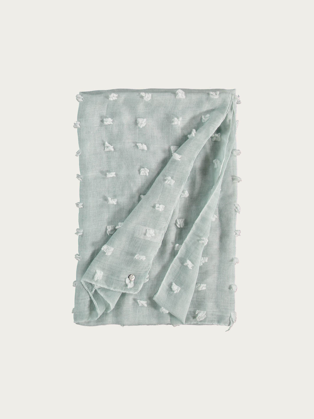 Fil Coupé Stola mit Quadraten