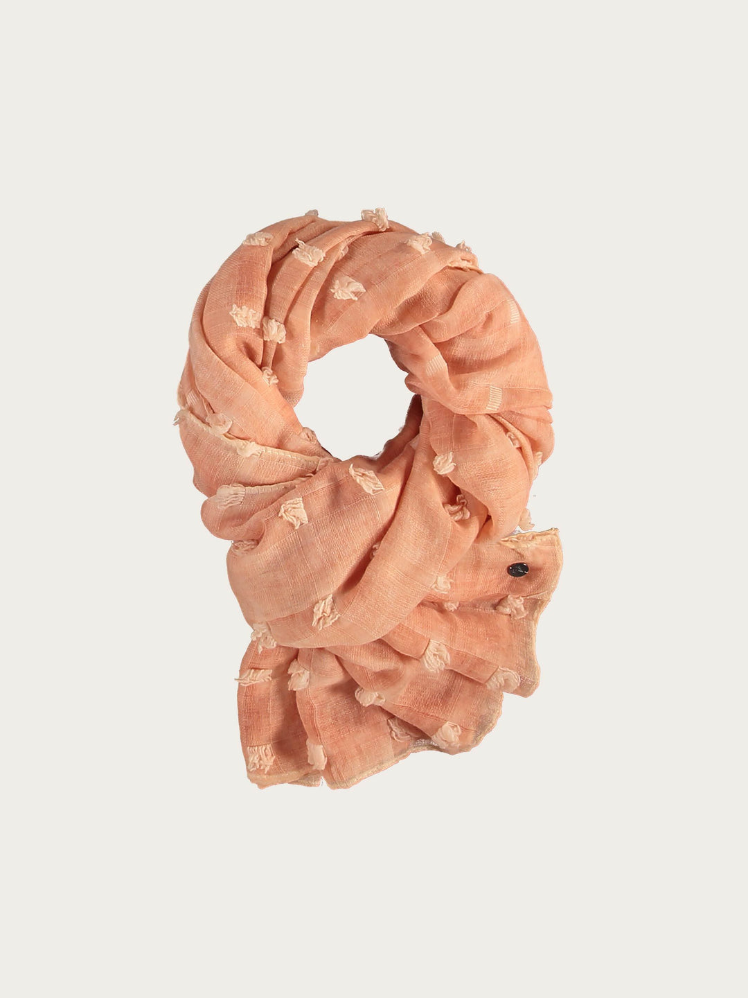 Fil Coupé Stola mit Quadraten