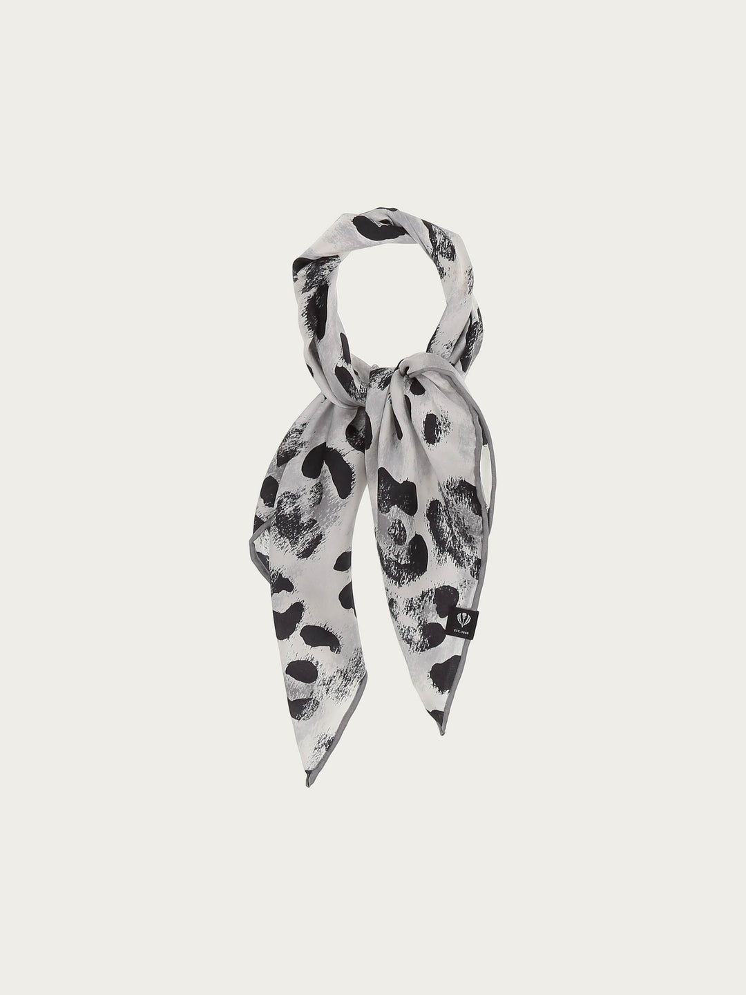 Nickituch aus reiner Seide mit Animal Print