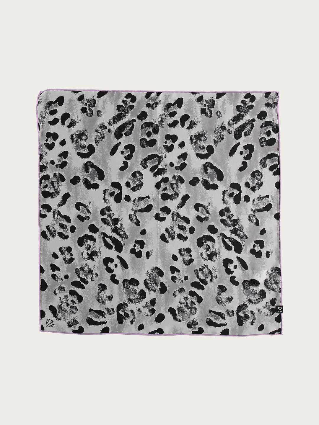 Nickituch aus reiner Seide mit Animal Print