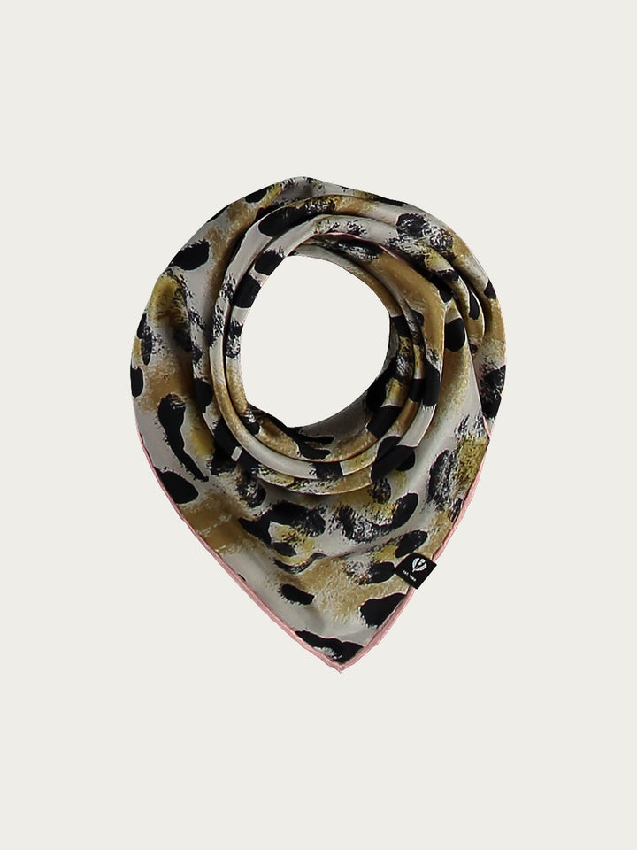Nickituch aus reiner Seide mit Animal Print