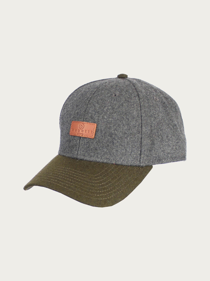 Zweifarbige bugatti Baseballkappe mit Patch