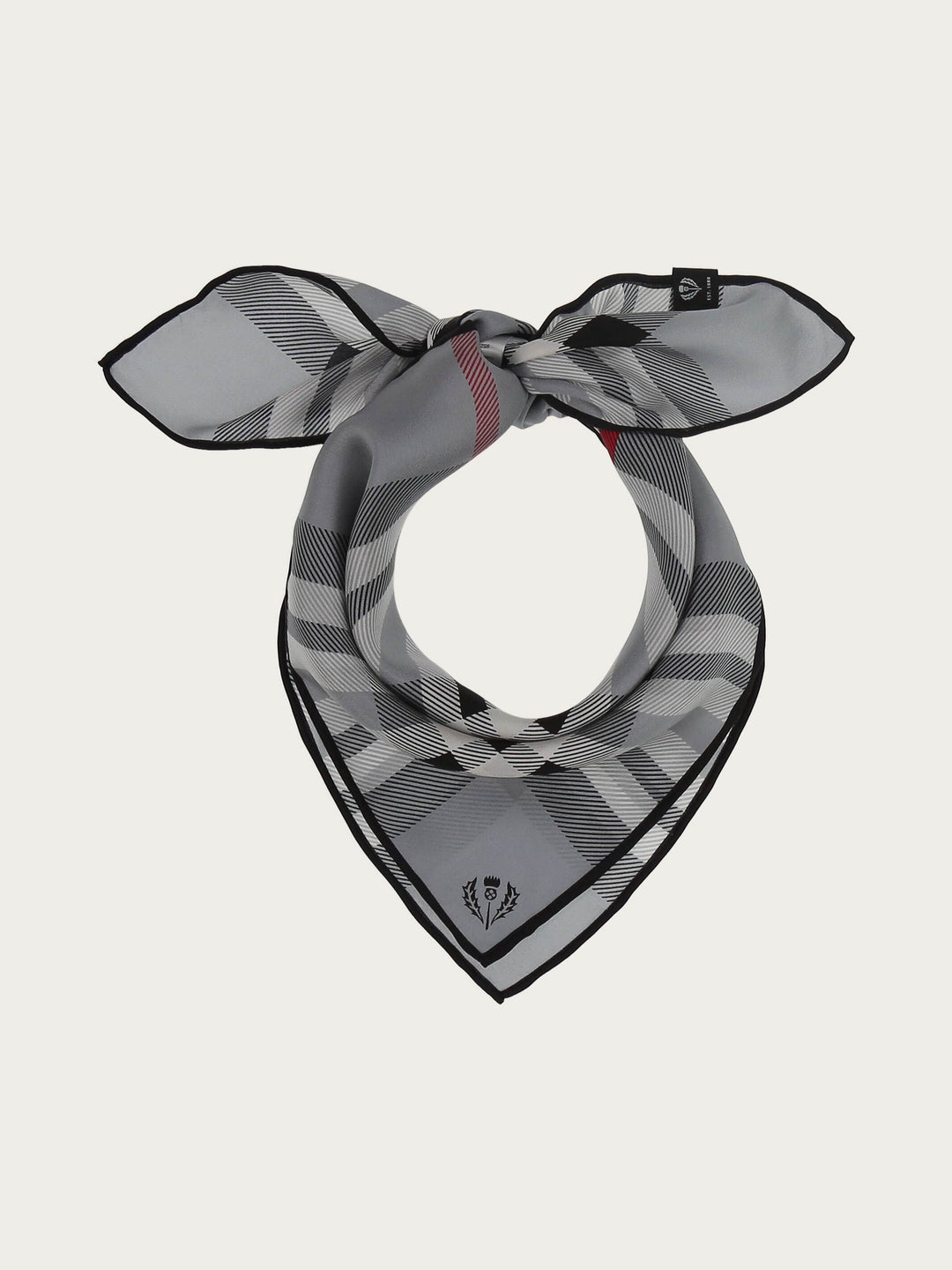 Nickituch mit FRAAS Plaid Karo aus reiner Seide