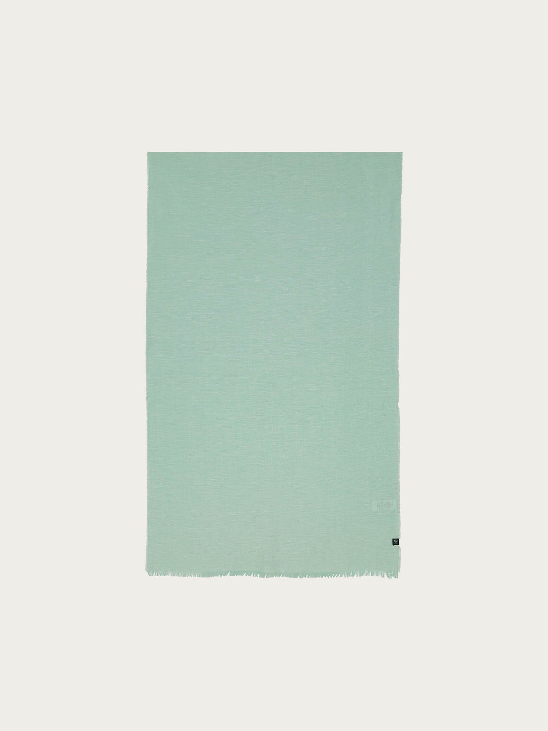 Einfarbige Stola in Hanfmischung