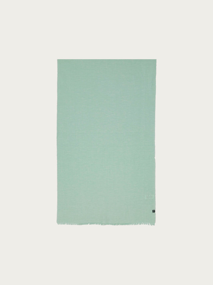 Einfarbige Stola in Hanfmischung