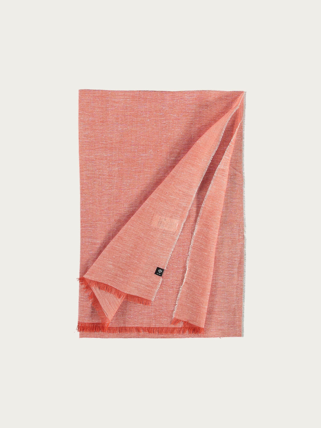 Einfarbige Stola in Hanfmischung