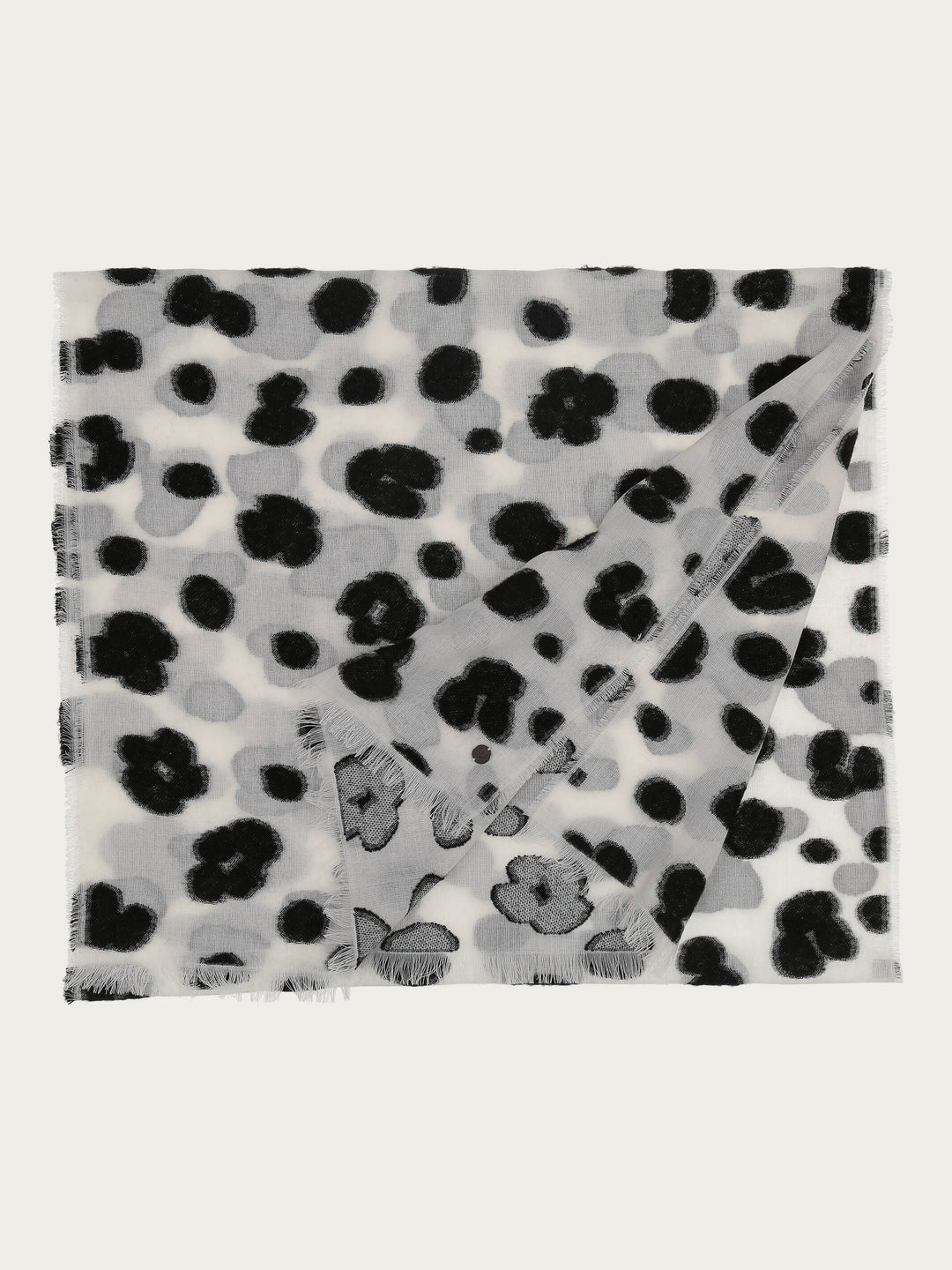 Fil Coupé Schal mit Leo-Design