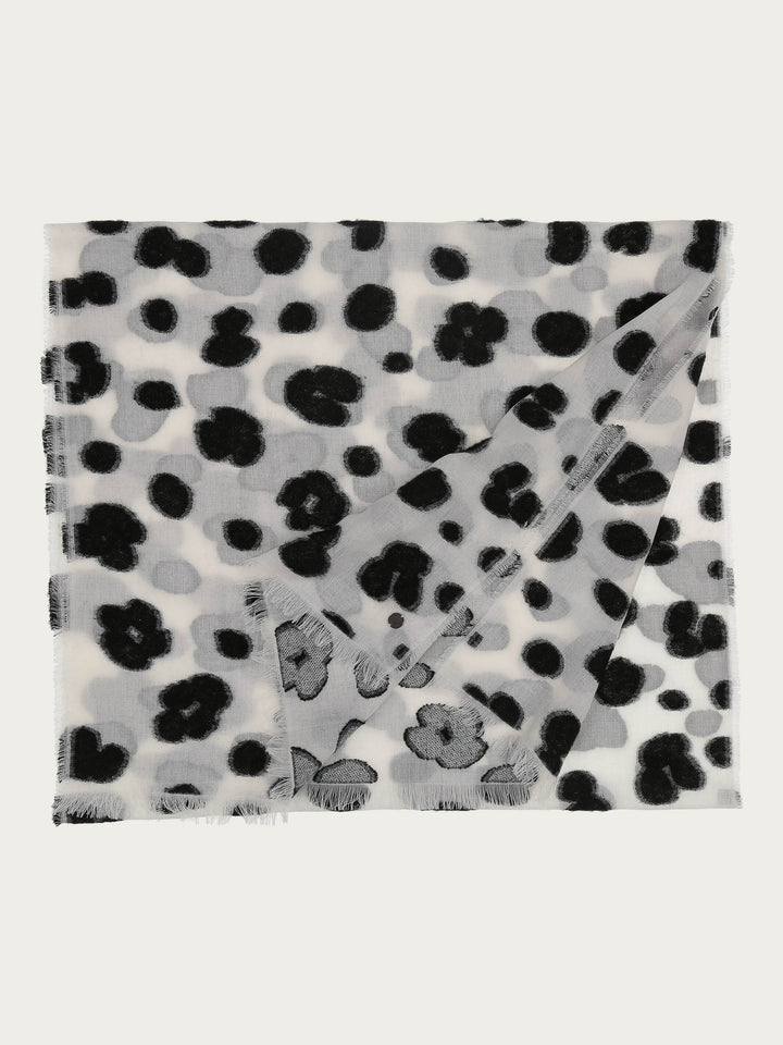 Fil Coupé Schal mit Leo-Design