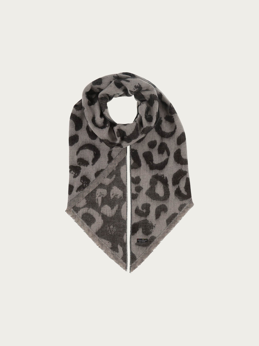 Sustainability Edition - Cashmink-Schal mit Leo-Design und Bias Cut - Made in Germany