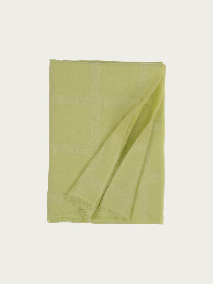 Sustainability Edition - Stola mit XL-Karo in Wollmischung