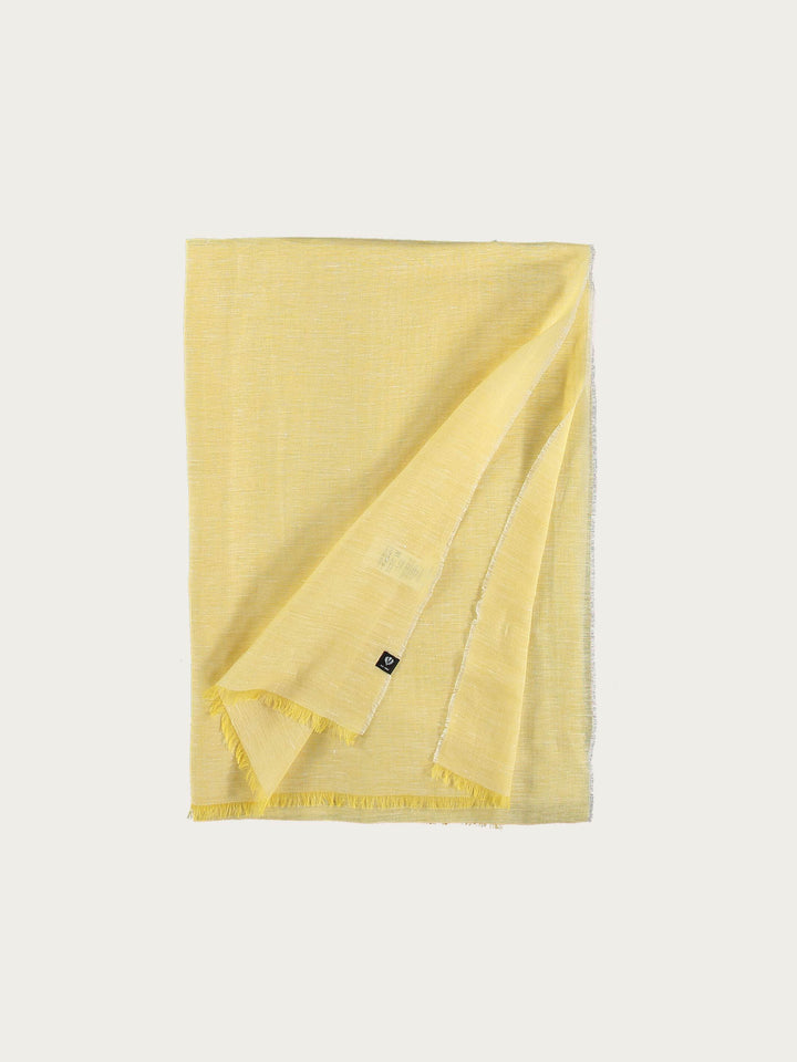 Einfarbige Stola in Hanfmischung