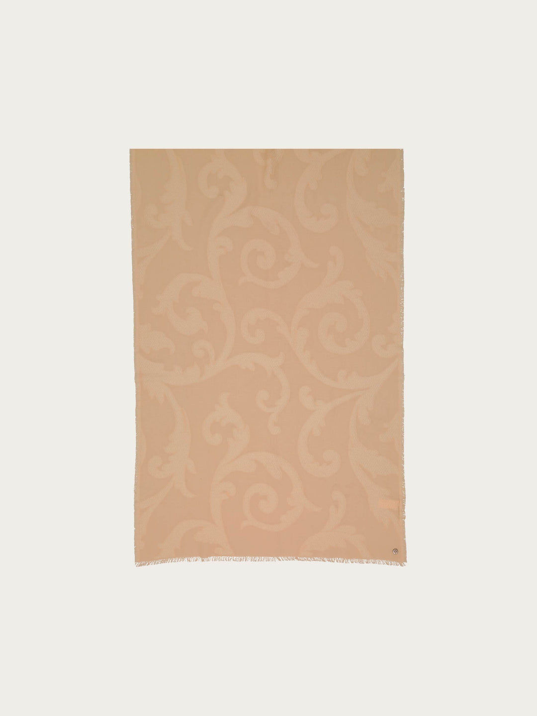 Fil Coupé Stola mit Ranken-Muster