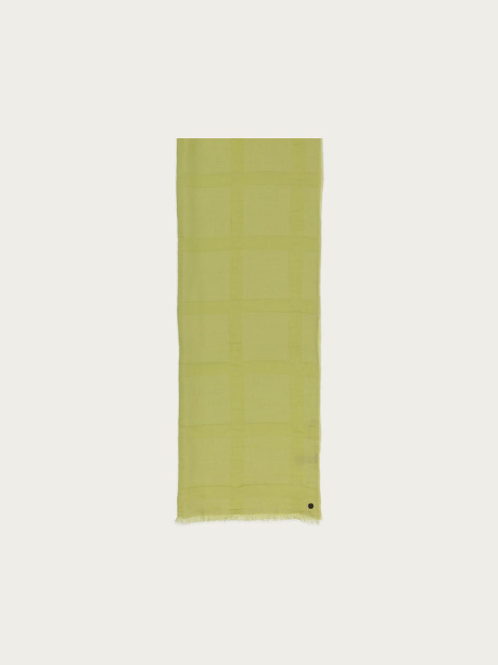 Sustainability Edition - Stola mit XL-Karo in Wollmischung