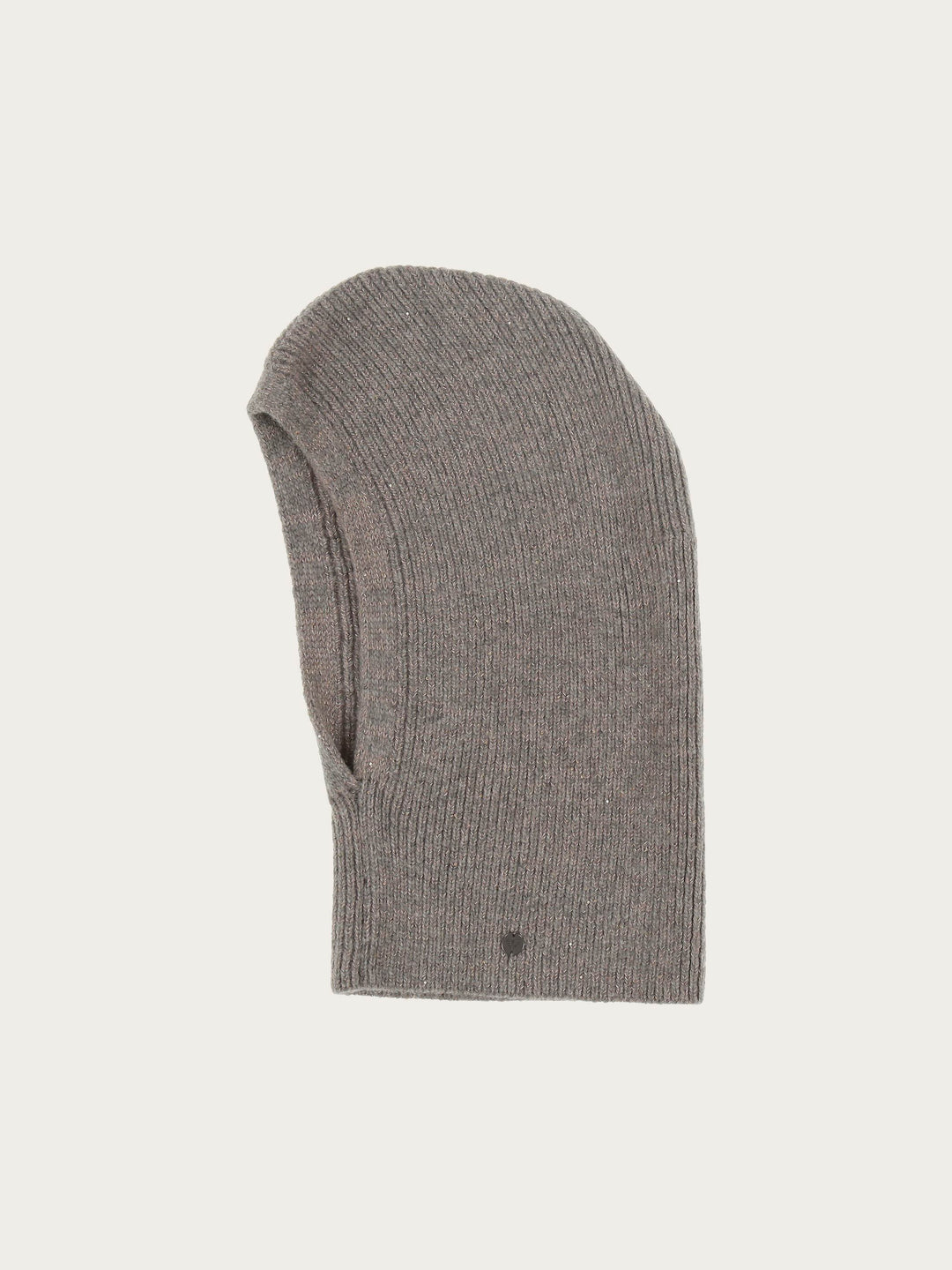 Strick-Kapuzenschal mit zartem Glitzer